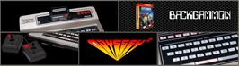 Arcade Cabinet Marquee for Backgammon.